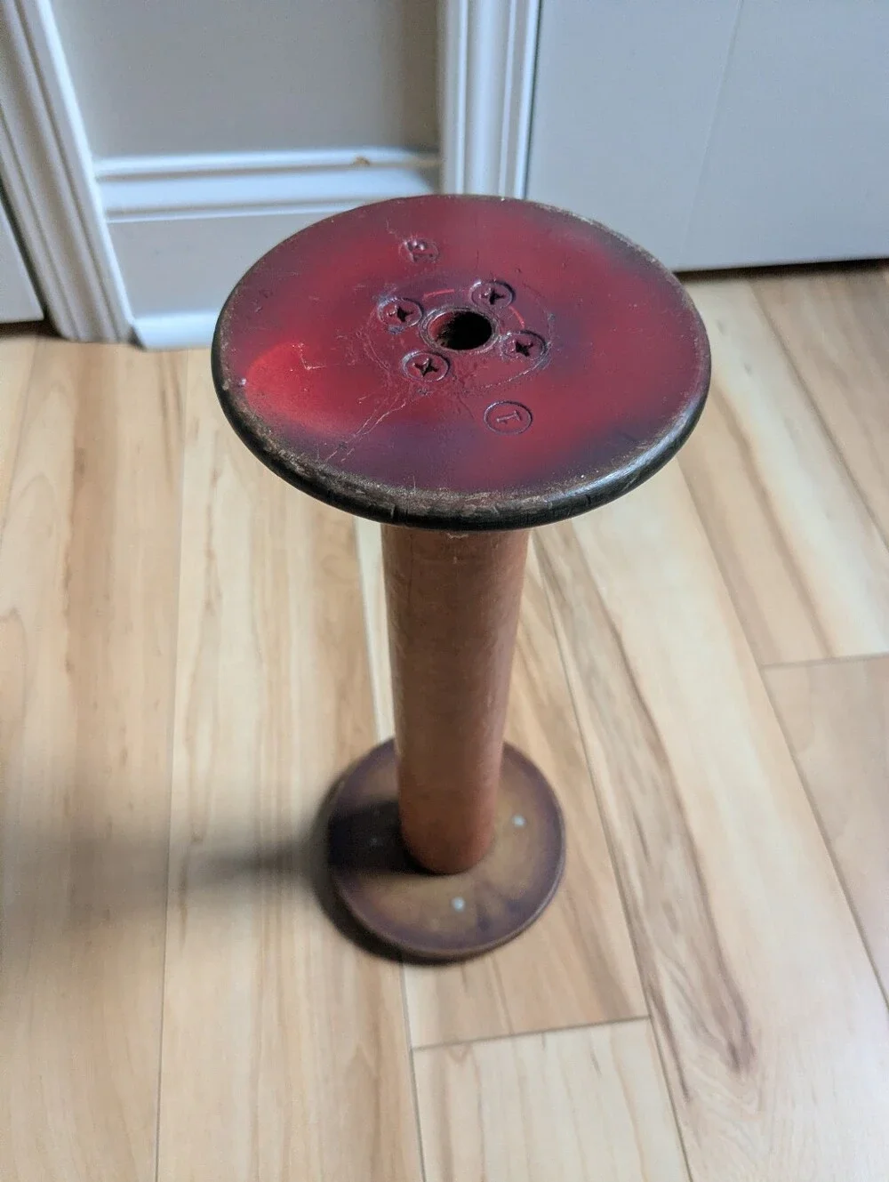 Vintage industrial wooden
